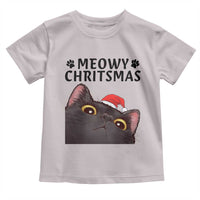 Funny Black Cat Christmas Toddler T Shirt Cute Kitty Xmas - Wonder Print Shop