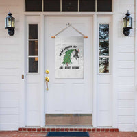 Funny Black Cat Christmas Garden Flag On the Naughty List And I Regret Nothing - Wonder Print Shop