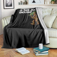 Funny Bigfoot Christmas Throw Blanket Is This Jolly Enough - Wonder Print Shop