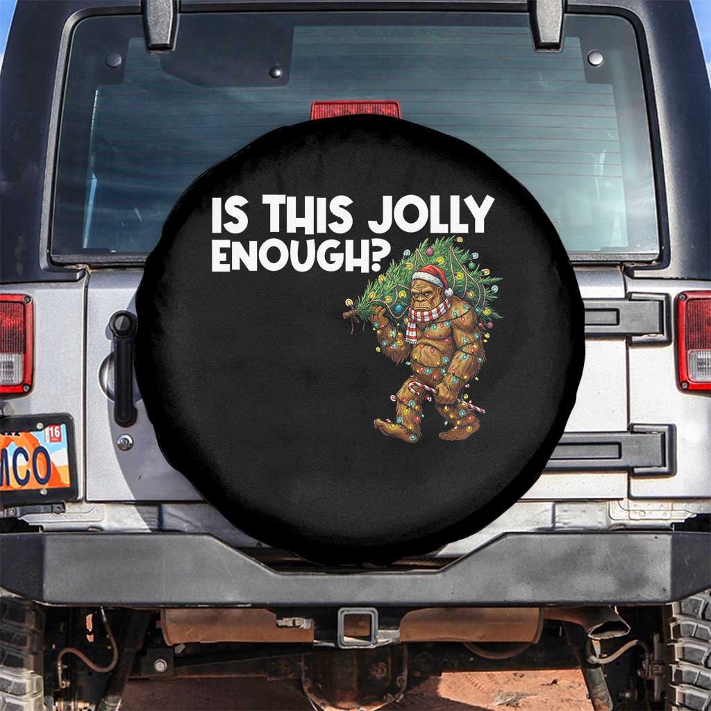 Funny Bigfoot Christmas Spare Tire Cover Is This Jolly Enough - Wonder Print Shop