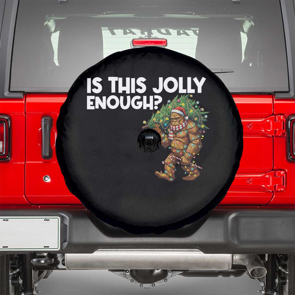 Funny Bigfoot Christmas Spare Tire Cover Is This Jolly Enough - Wonder Print Shop