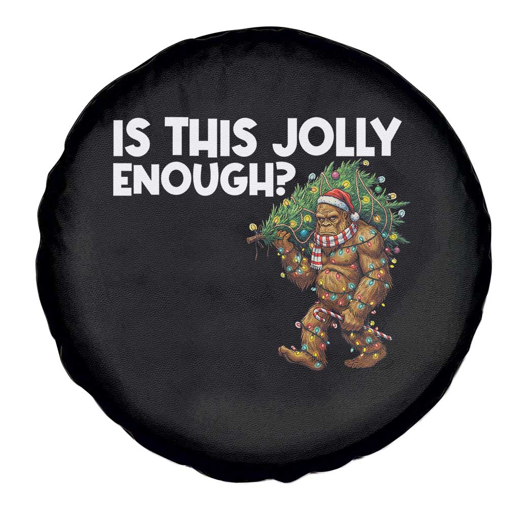 Funny Bigfoot Christmas Spare Tire Cover Is This Jolly Enough - Wonder Print Shop