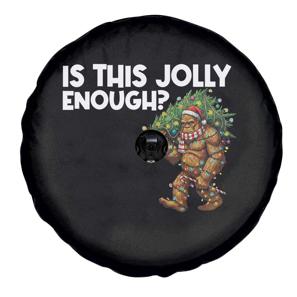 Funny Bigfoot Christmas Spare Tire Cover Is This Jolly Enough - Wonder Print Shop