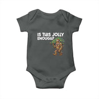 Funny Bigfoot Christmas Baby Onesie Is This Jolly Enough - Wonder Print Shop