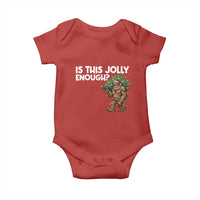 Funny Bigfoot Christmas Baby Onesie Is This Jolly Enough - Wonder Print Shop