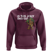 Funny Bigfoot Christmas Hoodie Is This Jolly Enough - Wonder Print Shop