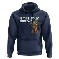 Funny Bigfoot Christmas Hoodie Is This Jolly Enough - Wonder Print Shop