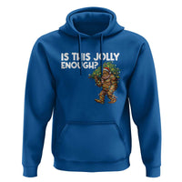 Funny Bigfoot Christmas Hoodie Is This Jolly Enough - Wonder Print Shop