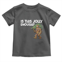 Funny Bigfoot Christmas Toddler T Shirt Is This Jolly Enough - Wonder Print Shop