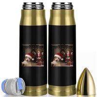 Funny Cat With Santa Selfie Christmas Bullet Tumbler - Wonder Print Shop