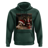 Funny Cat With Santa Selfie Christmas Hoodie - Wonder Print Shop