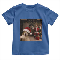 Funny Cat With Santa Selfie Christmas Toddler T Shirt - Wonder Print Shop