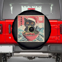 Cat Ramen Christmas Spare Tire Cover Japanese Kawaii Retro Cats Manga - Wonder Print Shop