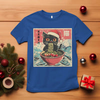 Cat Ramen Christmas T Shirt Japanese Kawaii Retro Cats Manga - Wonder Print Shop