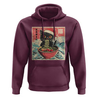 Cat Ramen Christmas Hoodie Japanese Kawaii Retro Cats Manga - Wonder Print Shop