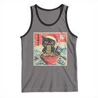 Cat Ramen Christmas Tank Top Japanese Kawaii Retro Cats Manga - Wonder Print Shop