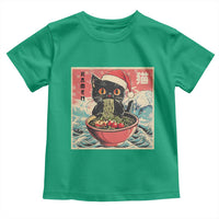 Cat Ramen Christmas Toddler T Shirt Japanese Kawaii Retro Cats Manga - Wonder Print Shop