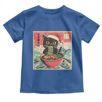 Cat Ramen Christmas Toddler T Shirt Japanese Kawaii Retro Cats Manga - Wonder Print Shop