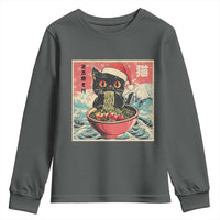 Cat Ramen Christmas Youth Sweatshirt Japanese Kawaii Retro Cats Manga - Wonder Print Shop
