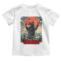 Catzilla Christmas Toddler T Shirt Japanese Cat Lover Kitty - Wonder Print Shop