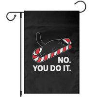 Funny Lazy Cat Christmas Garden Flag No You Do It - Wonder Print Shop