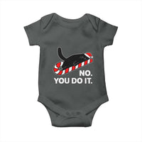 Funny Lazy Cat Christmas Baby Onesie No You Do It - Wonder Print Shop
