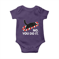 Funny Lazy Cat Christmas Baby Onesie No You Do It - Wonder Print Shop