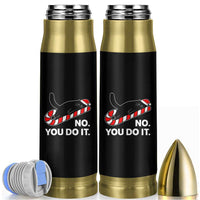 Funny Lazy Cat Christmas Bullet Tumbler No You Do It - Wonder Print Shop