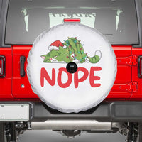 Funny Lazy Cat Christmas Spare Tire Cover Nope Not Today - Wonder Print Shop