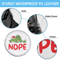 Funny Lazy Cat Christmas Spare Tire Cover Nope Not Today - Wonder Print Shop