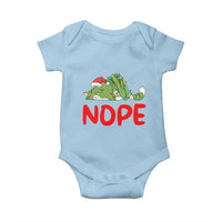 Funny Lazy Cat Christmas Baby Onesie Nope Not Today - Wonder Print Shop