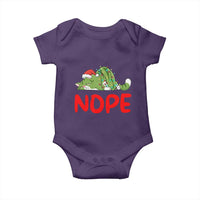 Funny Lazy Cat Christmas Baby Onesie Nope Not Today - Wonder Print Shop