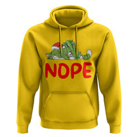 Funny Lazy Cat Christmas Hoodie Nope Not Today - Wonder Print Shop
