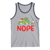 Funny Lazy Cat Christmas Tank Top Nope Not Today - Wonder Print Shop