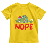 Funny Lazy Cat Christmas Toddler T Shirt Nope Not Today - Wonder Print Shop
