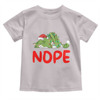 Funny Lazy Cat Christmas Toddler T Shirt Nope Not Today - Wonder Print Shop
