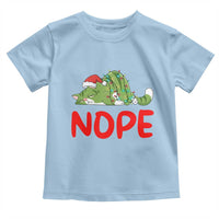 Funny Lazy Cat Christmas Toddler T Shirt Nope Not Today - Wonder Print Shop