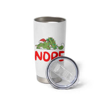 Funny Lazy Cat Christmas Tumbler Cup Nope Not Today - Wonder Print Shop