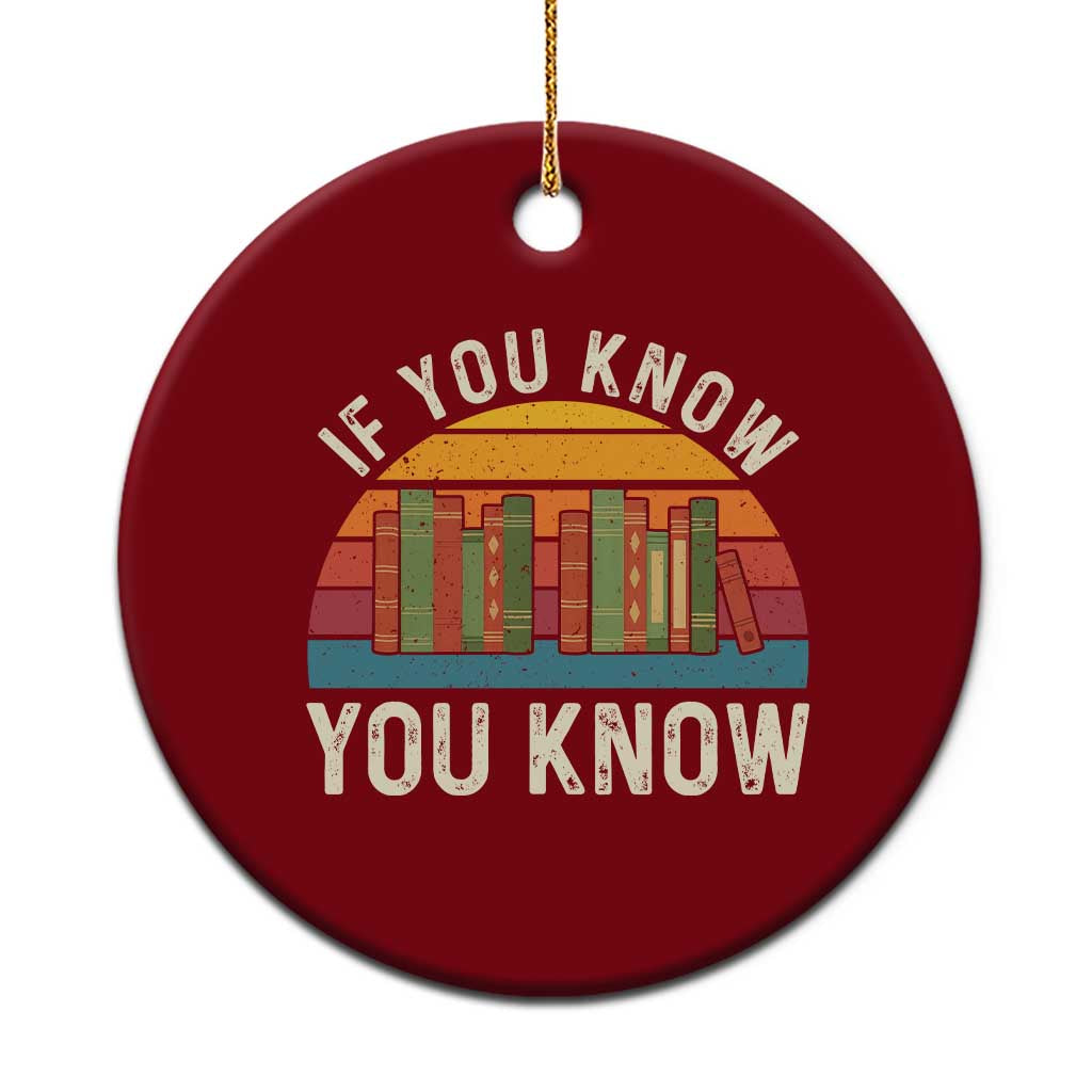 67 Six Seven Book Lover Meme Ceramic Ornament If You Know You Know - Wonder Print Shop
