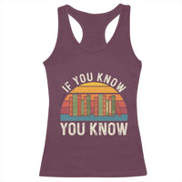 67 Six Seven Book Lover Meme Racerback Tank Top If You Know You Know - Wonder Print Shop