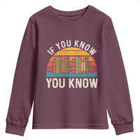 67 Six Seven Book Lover Meme Youth Sweatshirt If You Know You Know - Wonder Print Shop