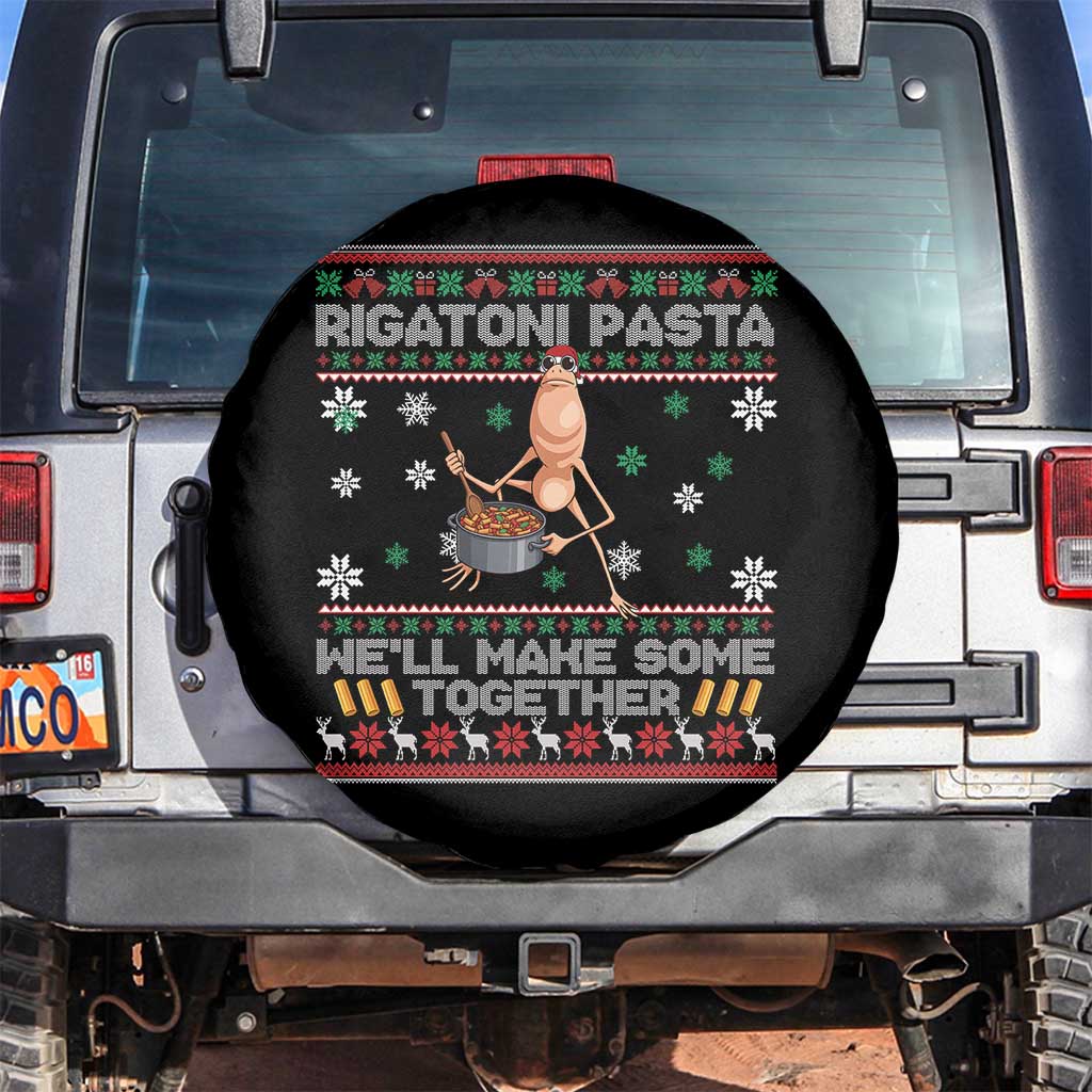 Marcus The Worm Christmas Meme Spare Tire Cover Rigatoni Pasta We Will Make Some Together - Wonder Print Shop