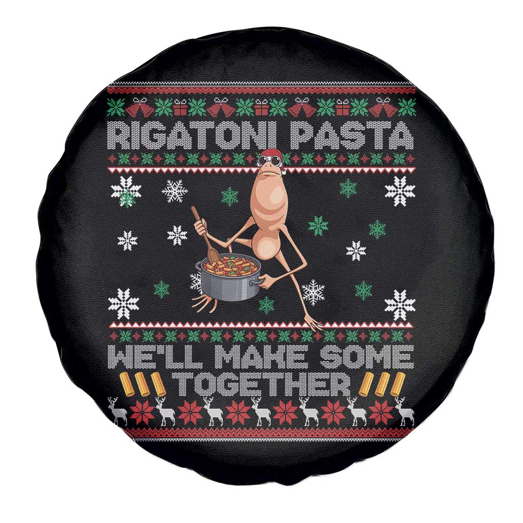 Marcus The Worm Christmas Meme Spare Tire Cover Rigatoni Pasta We Will Make Some Together - Wonder Print Shop