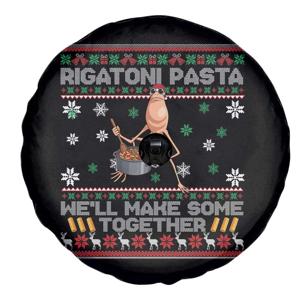 Marcus The Worm Christmas Meme Spare Tire Cover Rigatoni Pasta We Will Make Some Together - Wonder Print Shop