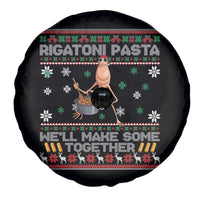 Marcus The Worm Christmas Meme Spare Tire Cover Rigatoni Pasta We Will Make Some Together - Wonder Print Shop