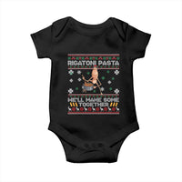Marcus The Worm Christmas Meme Baby Onesie Rigatoni Pasta We Will Make Some Together - Wonder Print Shop