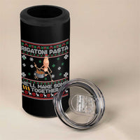 Marcus The Worm Christmas Meme 4 in 1 Can Cooler Tumbler Rigatoni Pasta We Will Make Some Together - Wonder Print Shop