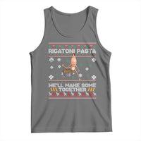 Marcus The Worm Christmas Meme Tank Top Rigatoni Pasta We Will Make Some Together - Wonder Print Shop