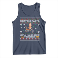 Marcus The Worm Christmas Meme Tank Top Rigatoni Pasta We Will Make Some Together - Wonder Print Shop