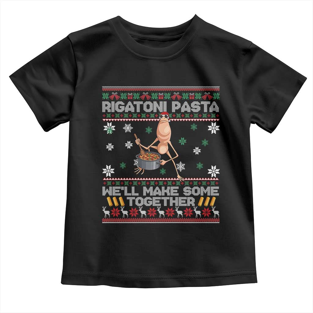 Marcus The Worm Christmas Meme Toddler T Shirt Rigatoni Pasta We Will Make Some Together - Wonder Print Shop